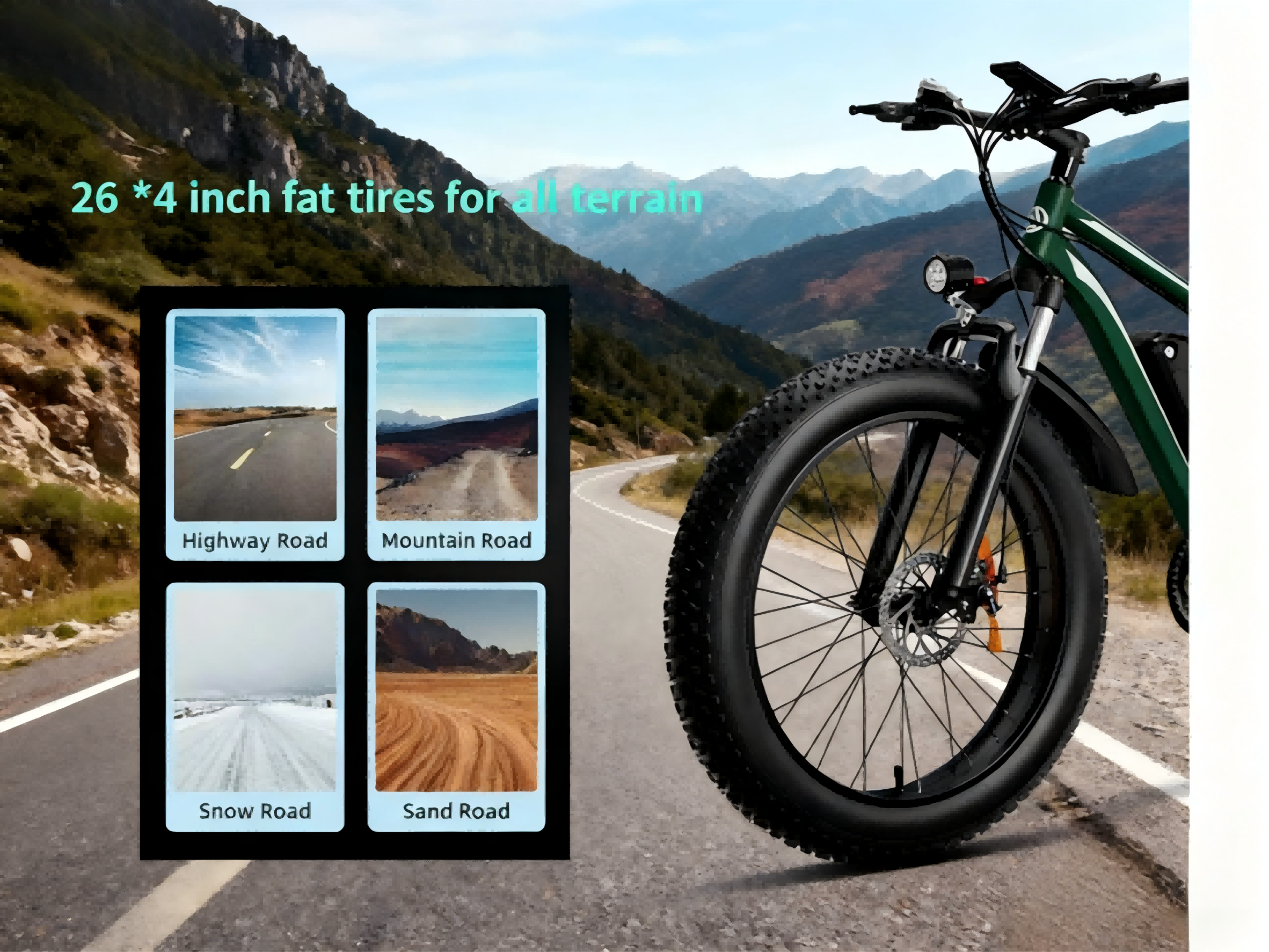 EZ E-Bikes 360 RoadFusion — Versatile 26” Hybrid Commuter