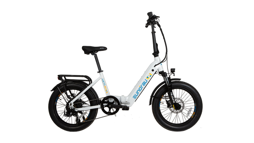 EUNORAU META Foldable (META20) Electric Bike - Alpine White