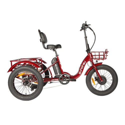 EUNORAU One-Trike 2.0 Foldable Electric Trike – Stable 3-Wheel Commuter