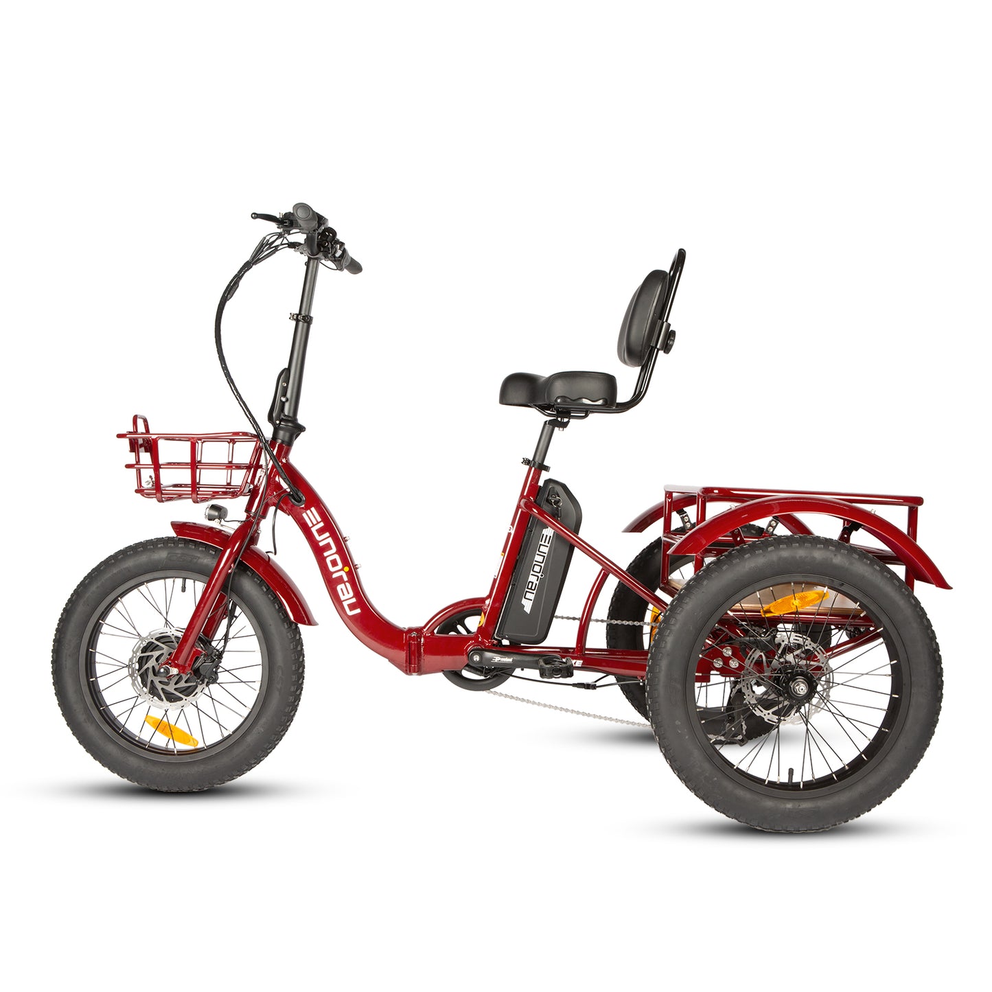EUNORAU One-Trike 2.0 Foldable Electric Trike – Stable 3-Wheel Commuter