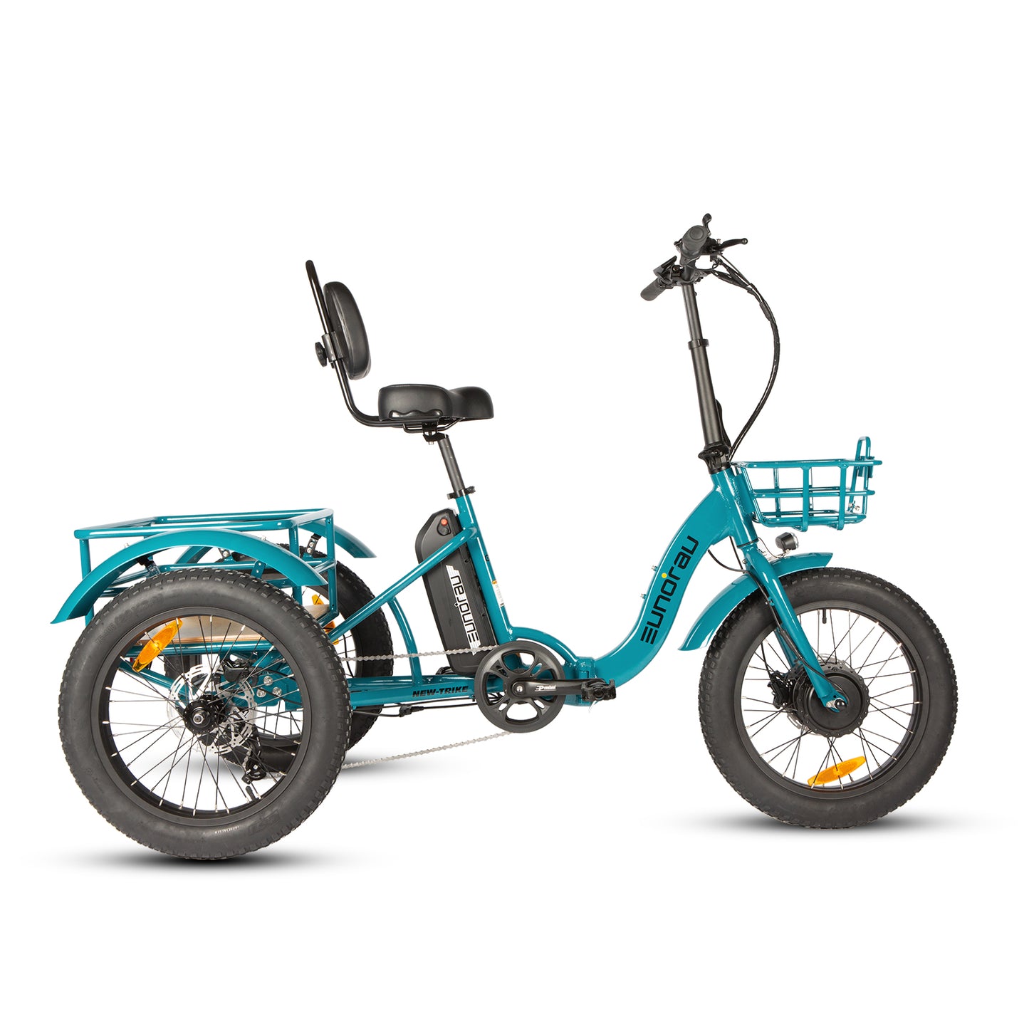 EUNORAU One-Trike 2.0 Foldable Electric Trike – Stable 3-Wheel Commuter