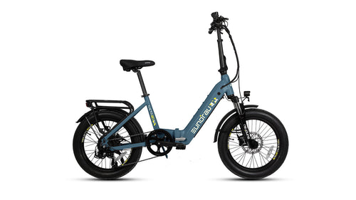 EUNORAU META Foldable (META20) Electric Bike - Steel Blue