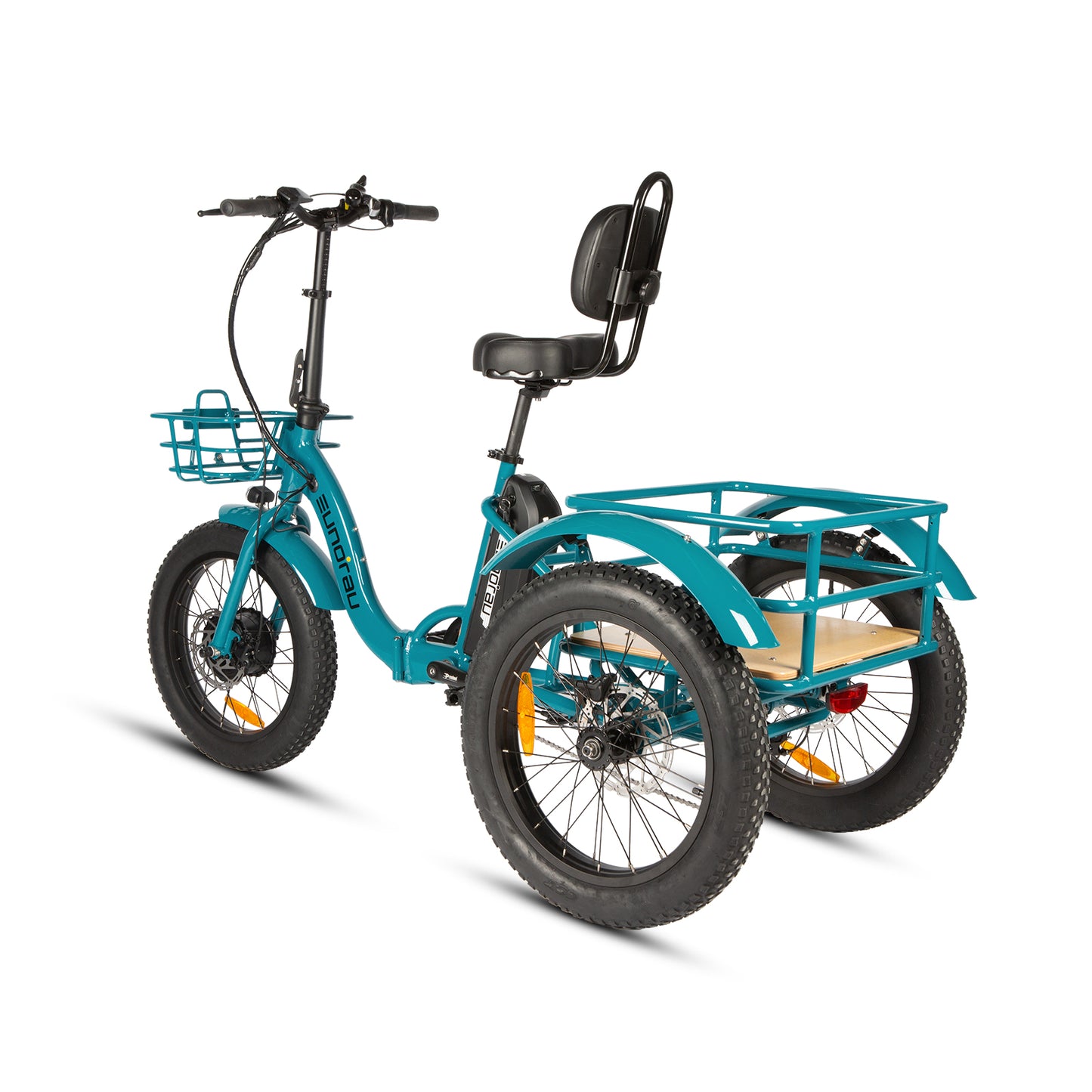 EUNORAU One-Trike 2.0 Foldable Electric Trike – Stable 3-Wheel Commuter