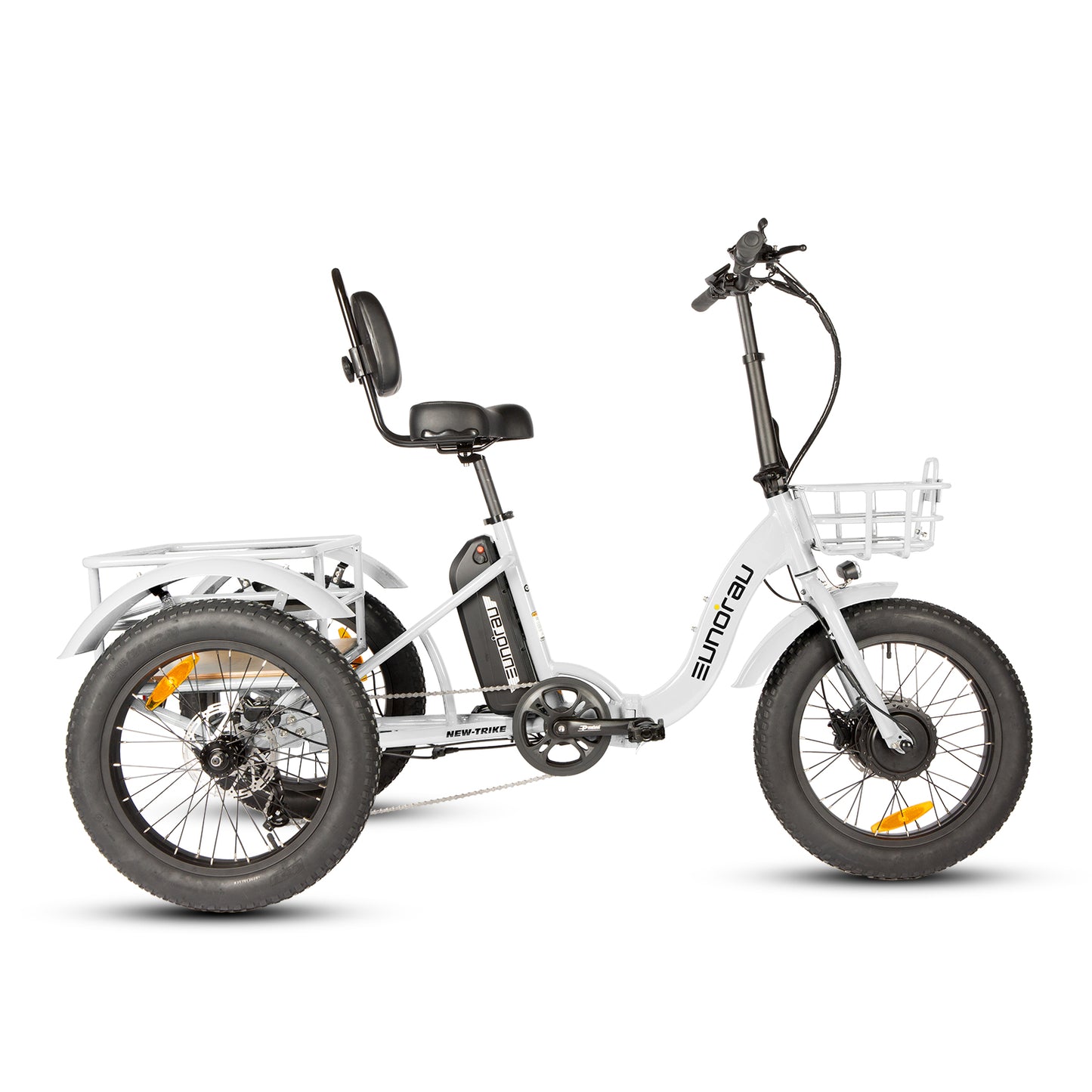 EUNORAU One-Trike 2.0 Foldable Electric Trike – Stable 3-Wheel Commuter
