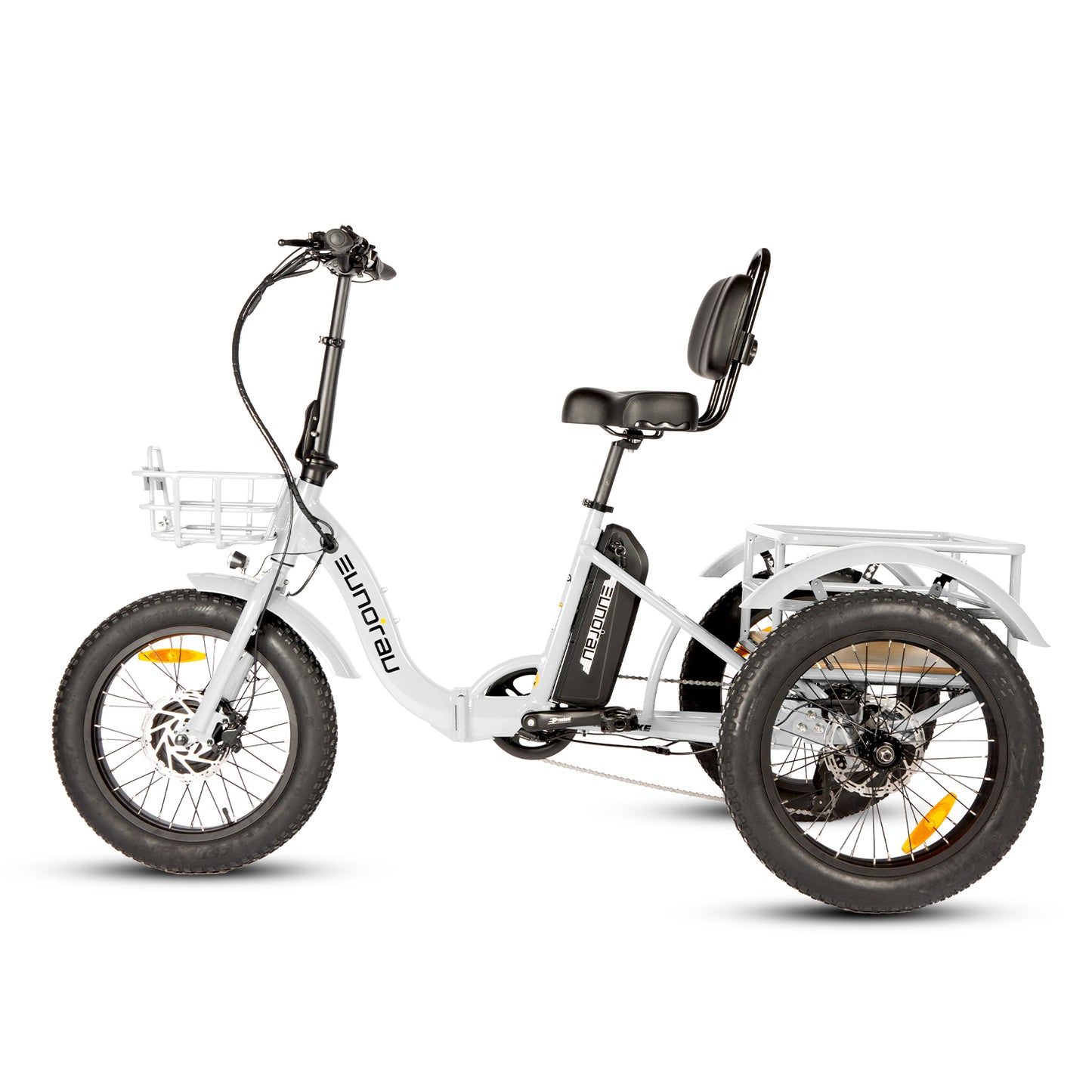 EUNORAU One-Trike 2.0 Foldable Electric Trike – Stable 3-Wheel Commuter