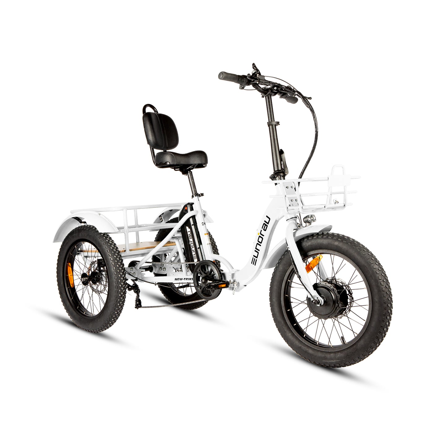 EUNORAU One-Trike 2.0 Foldable Electric Trike – Stable 3-Wheel Commuter