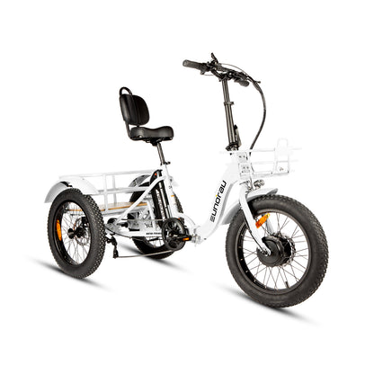 EUNORAU One-Trike 2.0 Foldable Electric Trike – Stable 3-Wheel Commuter