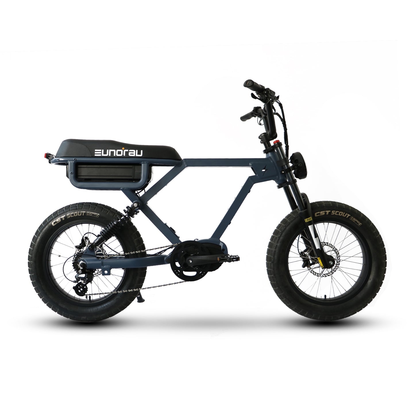 EUNORAU Flash Long-Range Electric Moped – 50+ Mile Urban Commuter