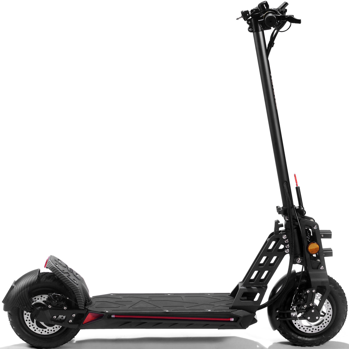 MotoTec Free Ride 48V 600W Electric Scooter - Black detail