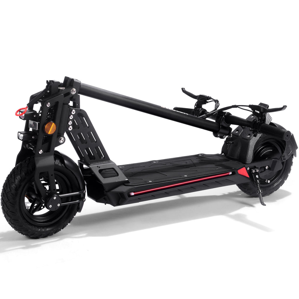 MotoTec Free Ride 48V 600W Electric Scooter - Black detail