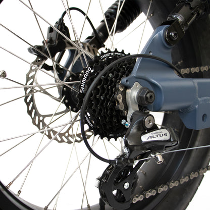 EUNORAU Flash Long-Range Electric Moped – 50+ Mile Urban Commuter