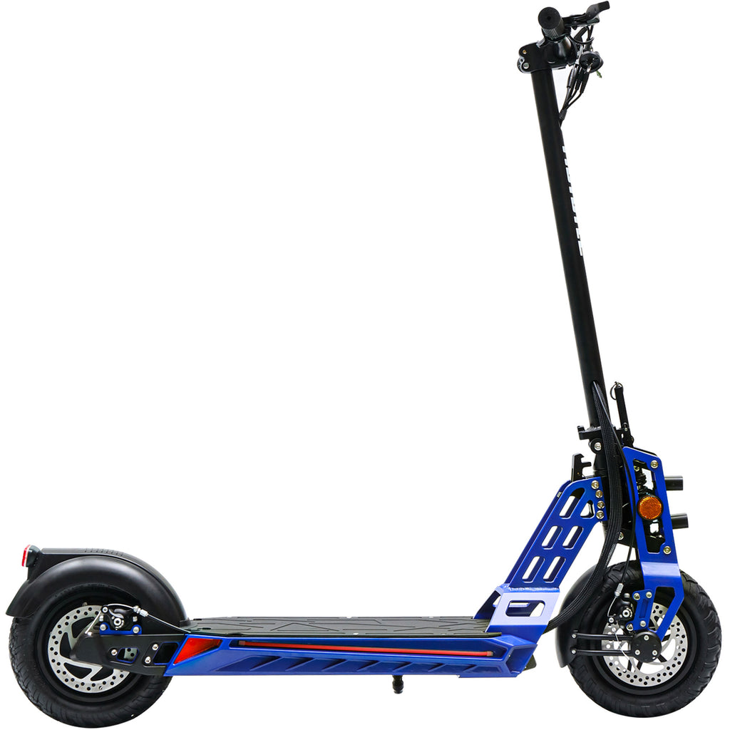 MotoTec Free Ride 48V 600W Electric Scooter - Blue detail