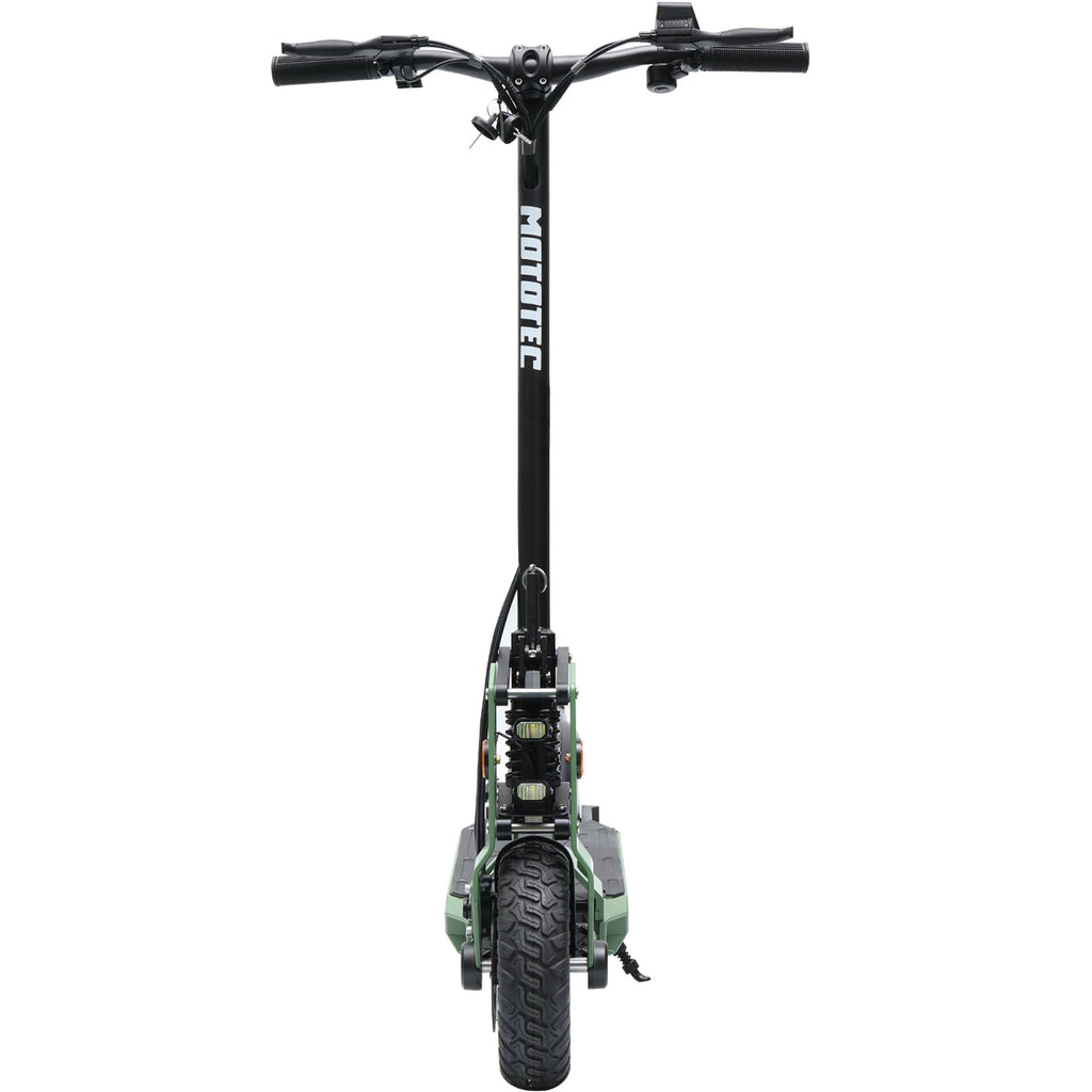 MotoTec Free Ride 48V 600W Electric Scooter - Green detail