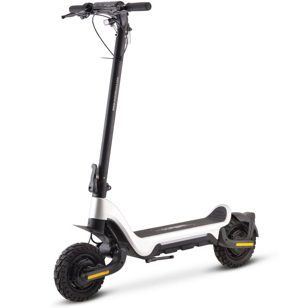 MotoTec Fury 48V 1000W Electric Scooter - Silver