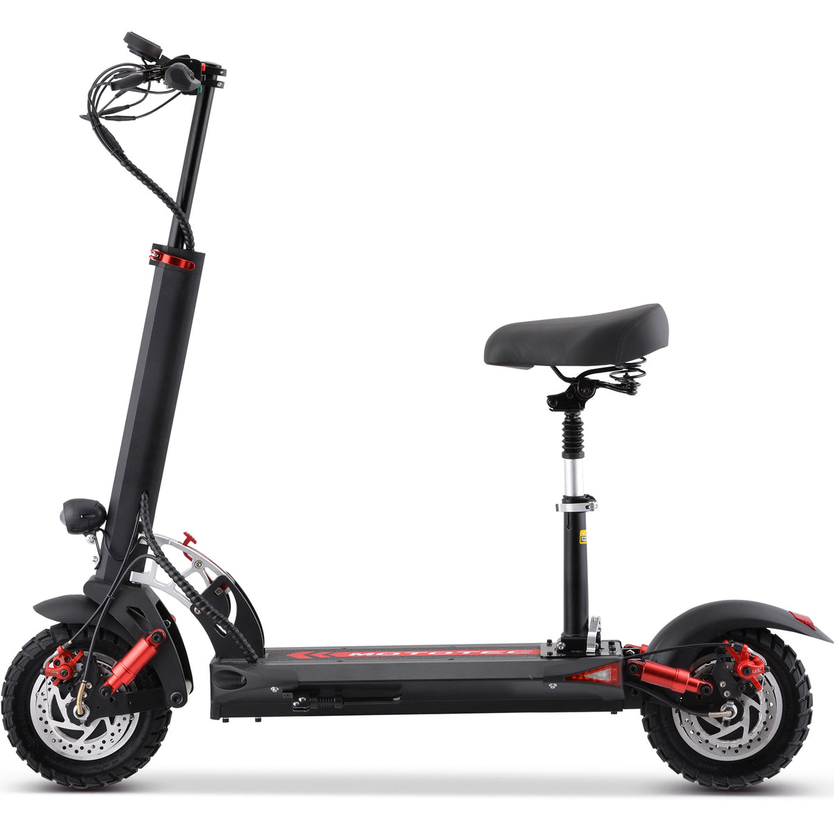 MotoTec Thor 60V 2400W Dual Motor Electric Scooter - Black detail