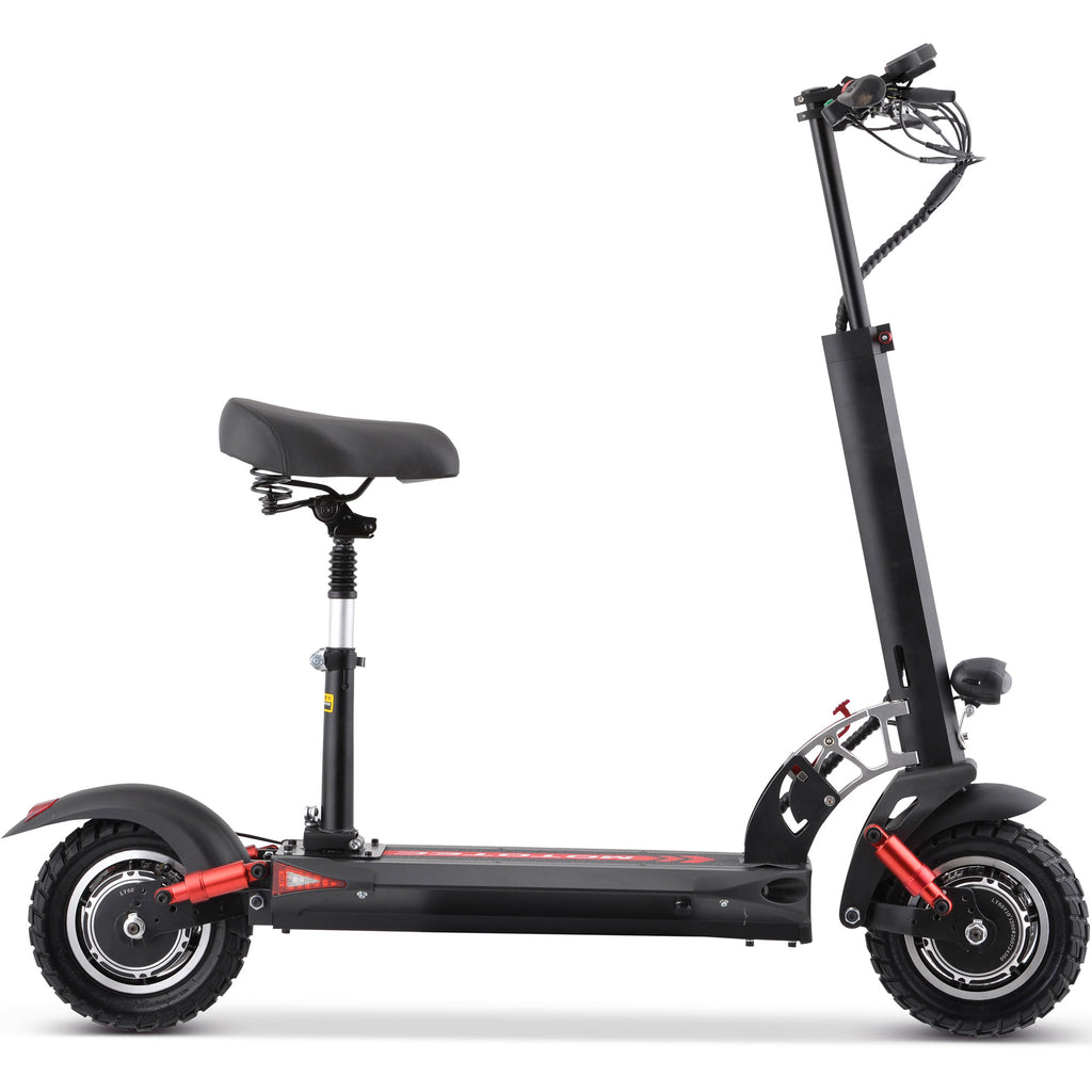 MotoTec Thor 60V 2400W Dual Motor Electric Scooter - Black detail