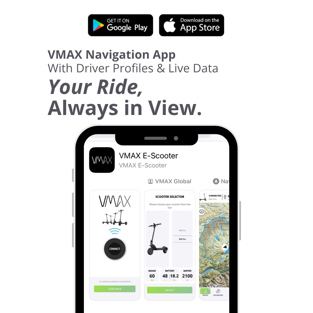 VMAX VX2 Gear Electric Scooter – Lightweight, Fast City Ride