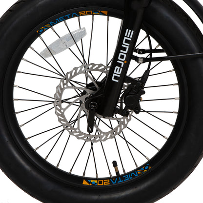 EUNORAU META 20” Foldable City Electric Bike – Urban & Campus Commuter