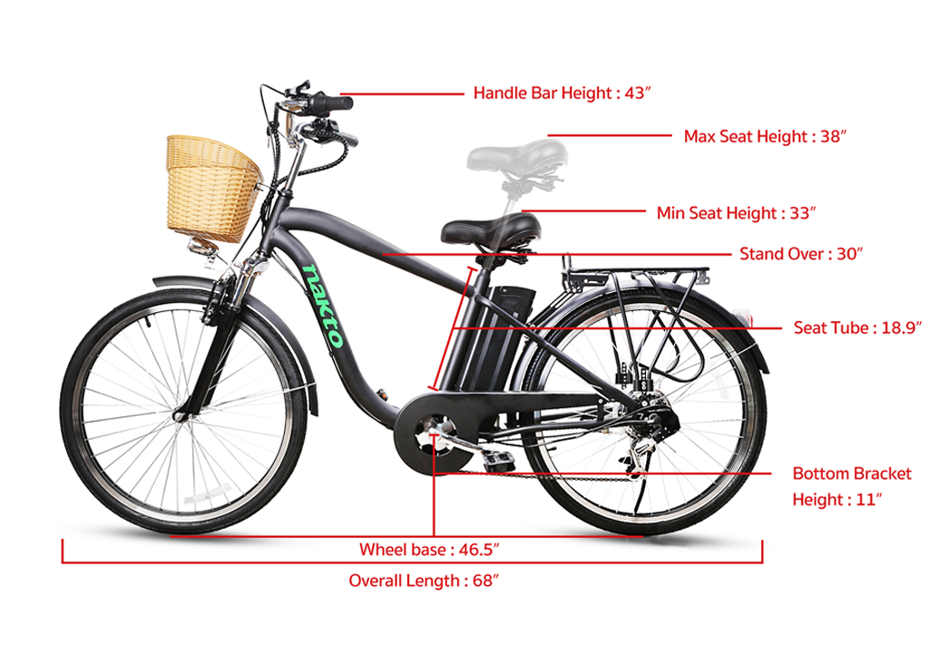 Nakto Camel Men’s City Electric Bike – Reliable Everyday Transportation for Campus & Urban Riding