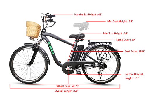 Nakto Camel Men’s City Electric Bike – Reliable Everyday Transportation for Campus & Urban Riding
